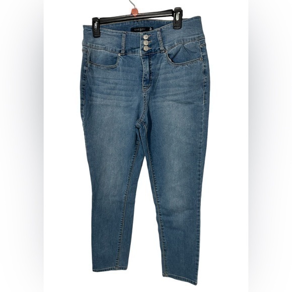 ONE5ONE High Button Jeans 3 Button Size 14 - Picture 1 of 13